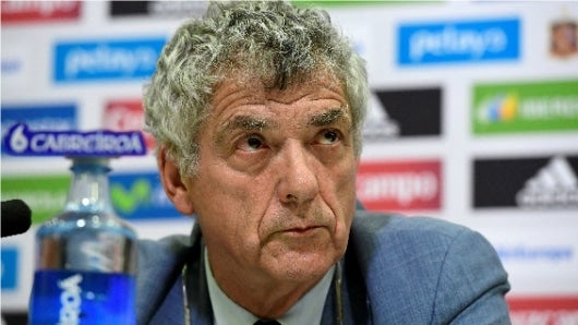 El presidente de la Real Federación Española de Fútbol (RFEF), Ángel María Villar. Foto: JAVIER SORIANO / AFP