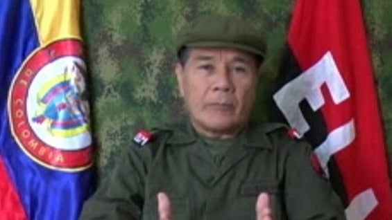 Nicolás Rodríguez alias ‘Gabino’, jefe del ELN. Foto: AFP.