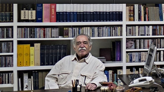 Gabriel García Márquez. Foto: Biblioteca Nacional de Colombia / Guillermo Angulo.