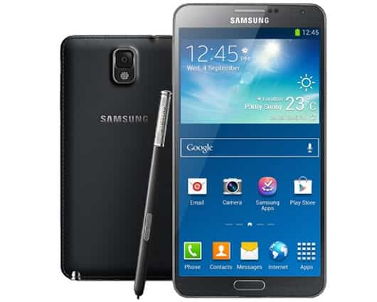 Samsung Galaxy Note 3. Foto: Archivo