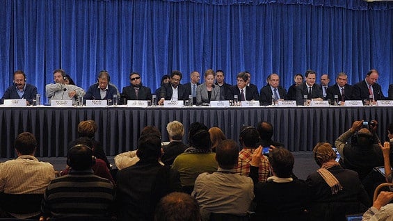 Instalación de los diálogos de paz entre el Gobierno de Colombia y las Farc el 18 de octubre de 2012 en Oslo, Noruega. Foto: oficial.