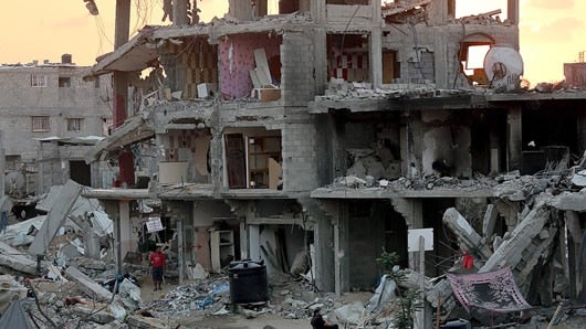 Los enfrentamientos de julio y agosto pasados destruyeron la Franja de Gaza. Foto: EFE.