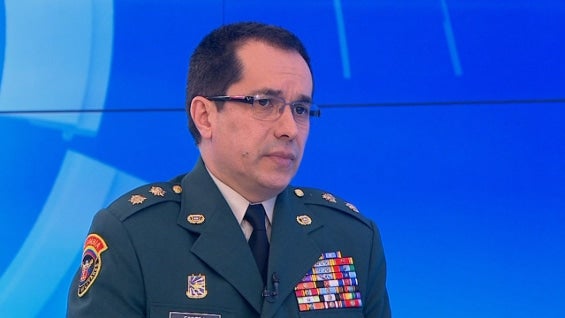El general Mauricio Enrique Forero pide seguridad para él y su familia. Foto: NoticiasRCN.com