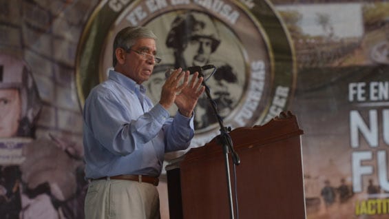 General Jorge Mora. Foto: oficial.