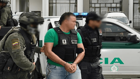 Alias 'Nicolás' es acusado de dirigir la masacre en el municipio de Santa Rosa de Osos. Foto: Policía.