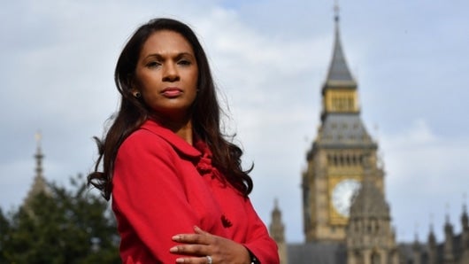 Gina Miller, cofundadora del fondo de inversiones SCM Private. Foto: AFP