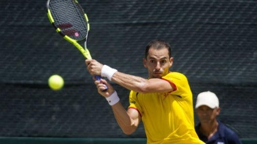 El tenista colombiano Santiago Giraldo. Foto Agencia AFP