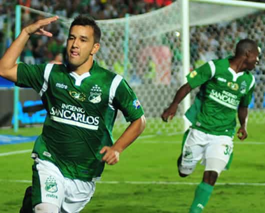 El equipo vallecaucano venció por la mínima diferencia al Once Caldas. Foto: Liga Postobón