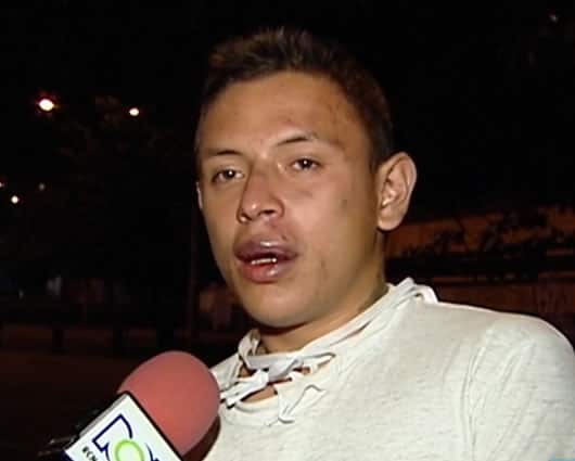 El soldado Carlos Mario Marín asegura haber sido golpeado por no tener identificación. Foto: Noticias RCN