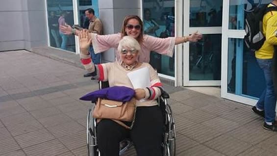 La comediante permaneció más de dos semanas. Foto: @lagordafabiola