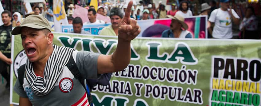 Tunja, Cauca y Cundinamarca son los departamentos más afectados. Foto: AFP.