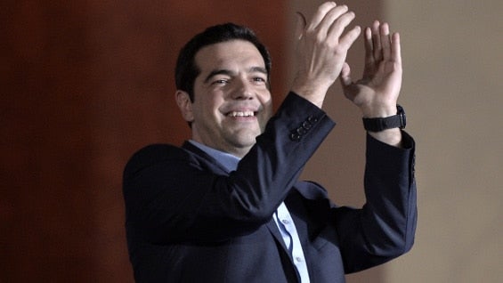 Alexis Tsipras, líder del partido de izquierda Syriza. Foto AFP
