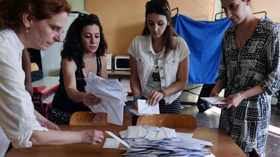Los griegos ya votaron. Foto: AFP
