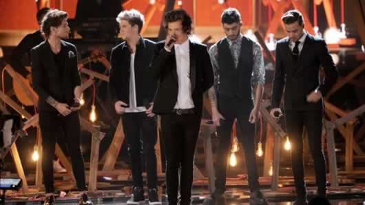One Direction, grupo británico.