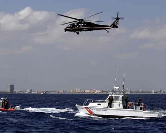 Los cubanos fueron enviados de vuelta al puerto de Bahía de Cabañas. Foto: AFP
