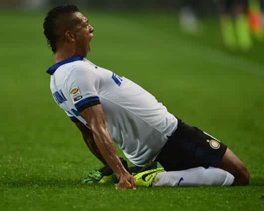 El volante colombiano es titular destacado del Inter de Milan. Foto: AFP