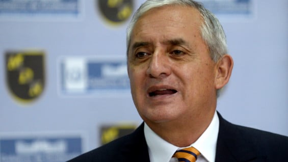 Otto Pérez, presidente de Guatemala. Foto: AFP