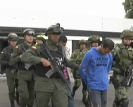 Los capturados fueron recluidos en la cárcel Picota en Bogotá.