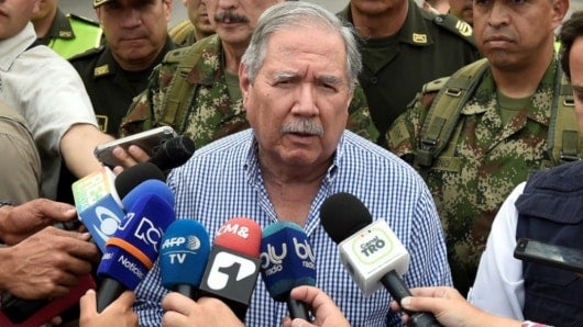 El ministro de Defensa, Guillermo Botero.