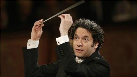 El director de la Filarmónica de Los Ángeles, Gustavo Dudamel. Foto: DIETER NAGL / AFP