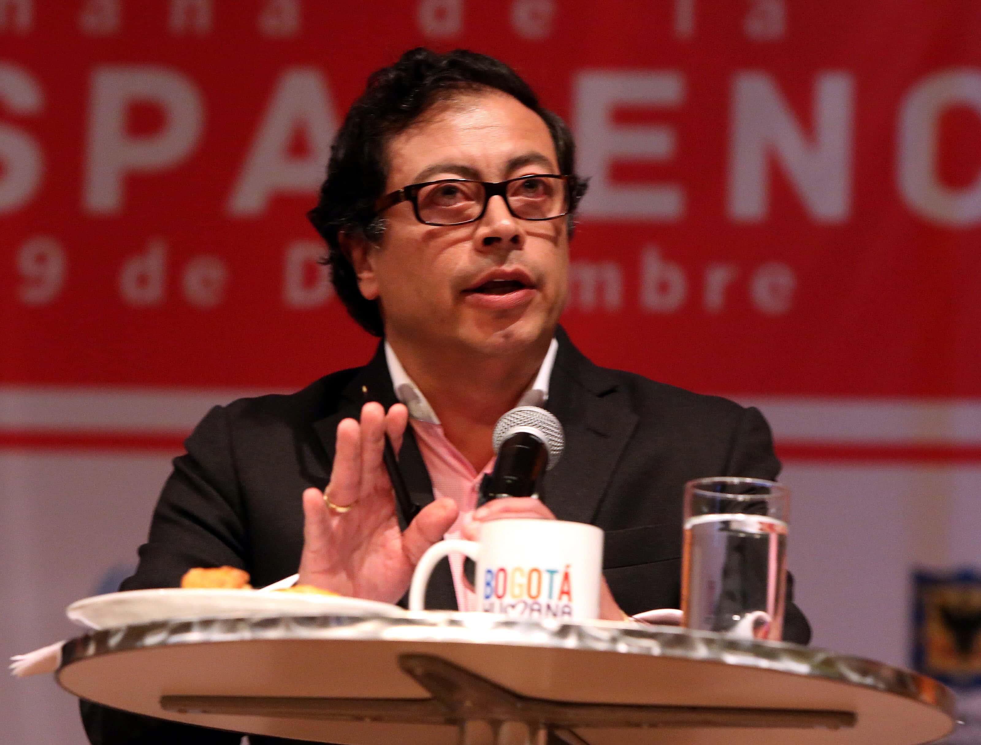 Gustavo Petro, alcalde de Bogotá. Foto: AFP