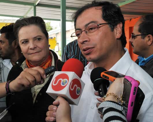 Gustavo Petro, alcalde Mayor de Bogotá.