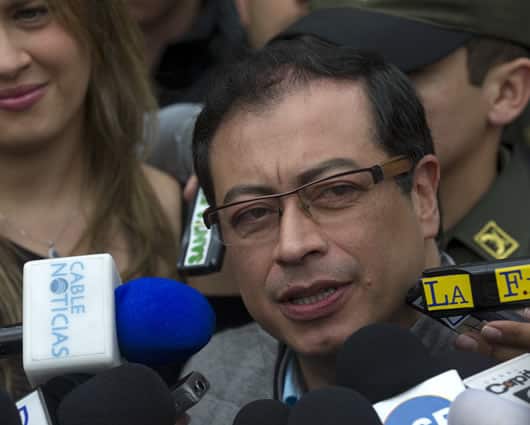 Gustavo Petro, alcalde de Bogotá. Foto: AFP