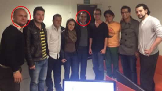 Óscar Iván Zuluaga en compañía del hacker Andrés Sepúlveda. Foto: NoticiasRCN.com