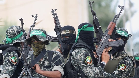 Brigadas Ezzedine al-Qassam, brazo armado de Hamás. Foto: AFP.