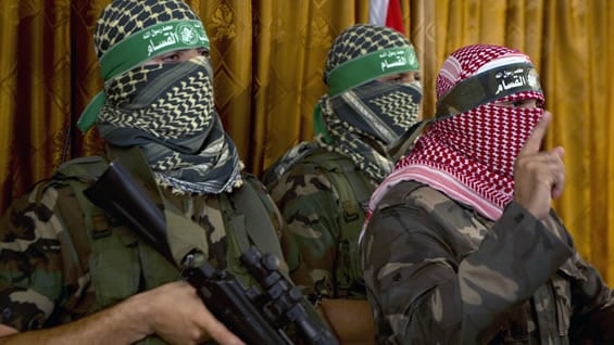 Abu Obeida, vocero de Azedín al Kasam. Foto: AFP