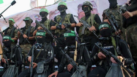 Militantes de Hamas. Foto: AFP