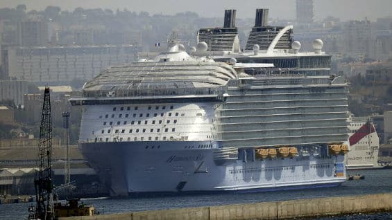 El Harmony of the Seas fue inaugurado en mayo. Foto AFP
