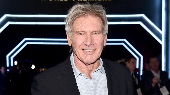 Durante el rodaje en que el actor Harrison Ford se rompió una pierna. Foto: EFE
