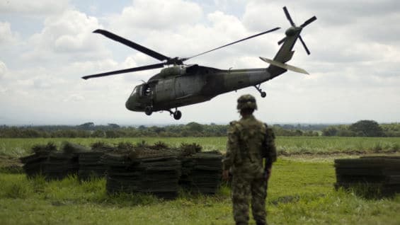 El Ejército señala que el "hecho no produjo muertos, ni heridos. Foto: archivo AFP.