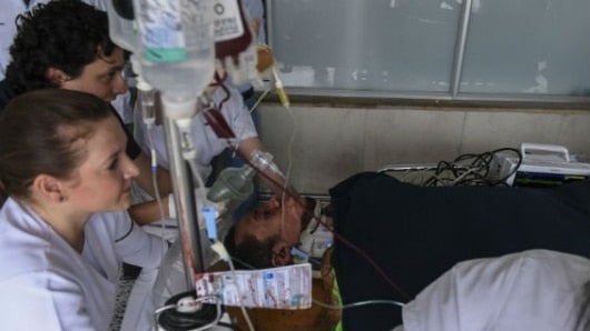 El defensa del Chapecoense Helio Neto. Foto Agencia AFP