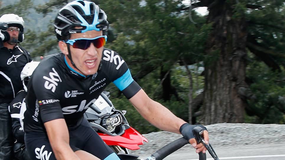 Sergio Luis Henao, ciclista colombiano del equipo Sky. Foto AFP
