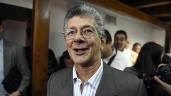 Henry Ramos Allup, nuevo presidente de la Asamblea Nacional de Venezuela. Foto: AFP.