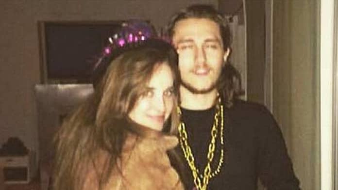 Braison Cyrus y su novia Christina Schwarzenegger.