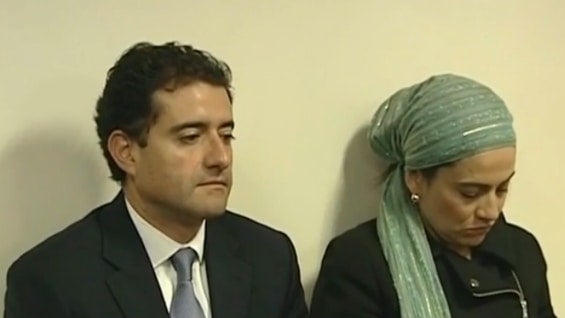 Francisco y Catalina Uribe Noguera, hermanos del confeso asesino de la niña Yuliana Samboní.