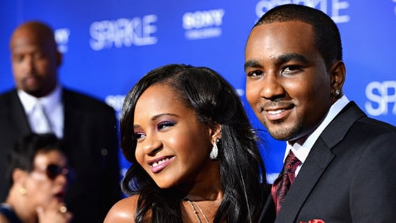 Bobbi Kristina Brown y Nick Gordon. Foto: AFP.