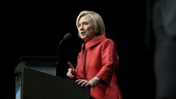 Hillary Clinton, candidata a la presidencia de Estados Unidos. Foto: AFP.