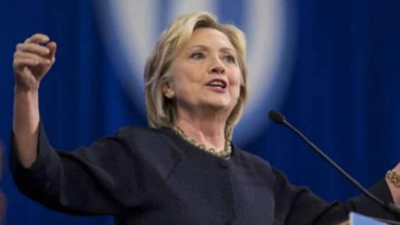 Hillary Clinton, precandidata demócrata a la Casa Blanca. Foto AFP