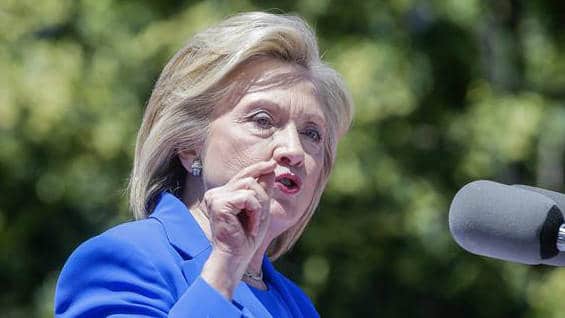 Hillary Clinton lanzó desde Nueva York su campaña a la presidencia de EE.UU. Foto: EFE