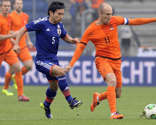 Arjen Robben marcó uno de los tantos del encuentro. Foto: AFP