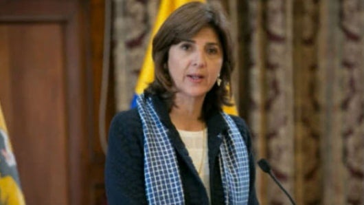 María Ángela Holguín, ministra de Relaciones Exteriores. Foto: Oficial