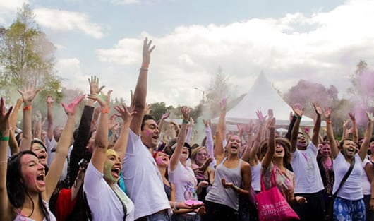 El 'Festival Holi' de la India se toma a Bogotá. Foto: Embajada de India