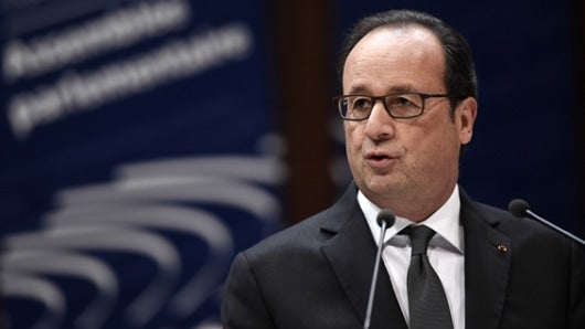 El presidente francés, François Hollande. Foto: AFP