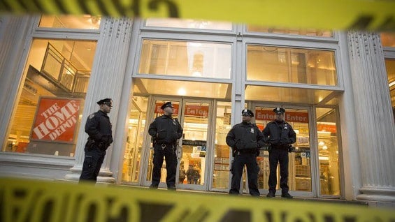 El tiroteo tuvo lugar en un establecimiento de Home Depot en la calle 23 de Manhattan, en el barrio de Chelsea. Foto: EFE