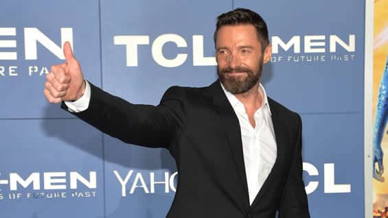 Hugh Jackman durante el estreno de X-Men: días del futuro pasado. Foto: AFP.