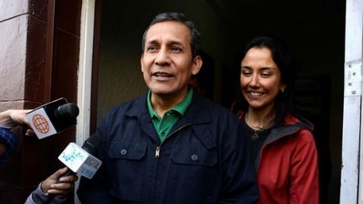 El expresidente Ollanta Humala y su esposa asistieron a la audiencia del caso. Foto: Raúl García Pereira/EFE